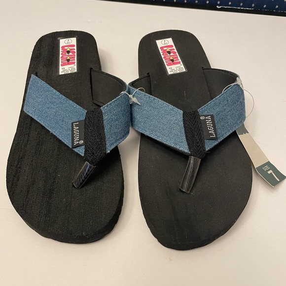Vintage Laguna Platform Flip Flops - Picture 1 of 4